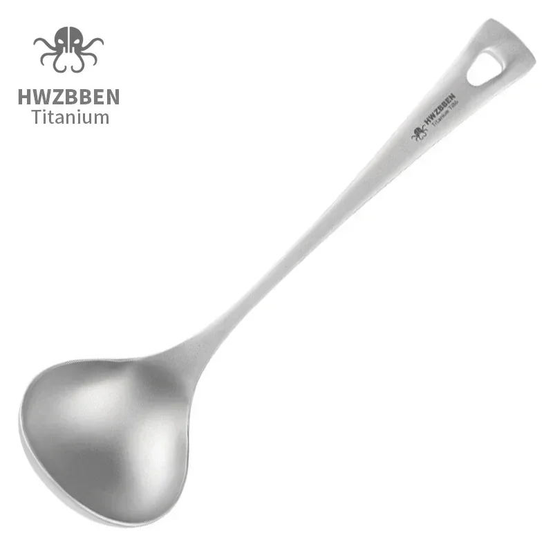 Outdoor Hunting Kitchen - HWZBBEN Outdoor tytanowe łyżki do zupy