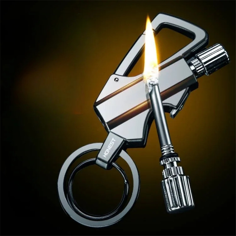 Fire Starter Waterproof - Brelok Zapalniczka Metalowa Przenośna Zapalniczka do