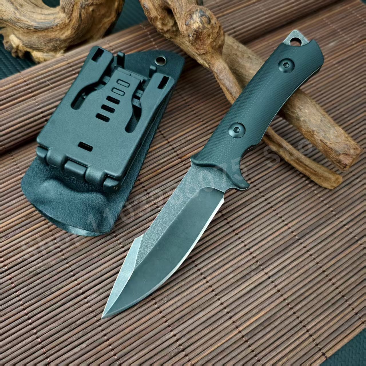 Outdoor Hunting Gifts - Uniwersalny Mały Nóż Prosty Ostrze 5Cr13Mov