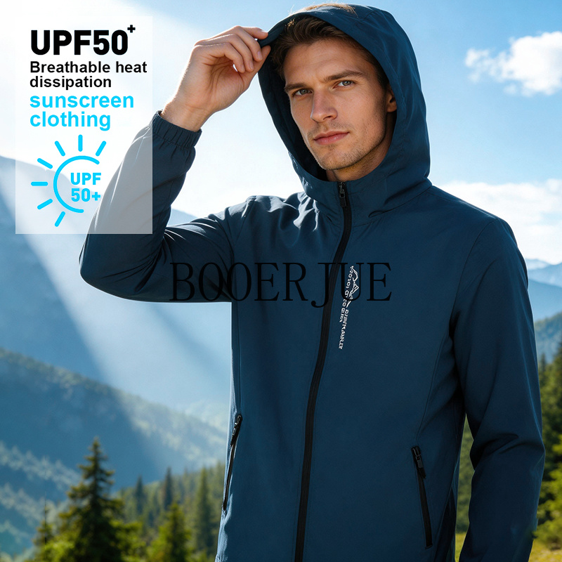 Hunting Outdoor Jacket - Męskie wodoodporne kurtki trekkingowe na lato,