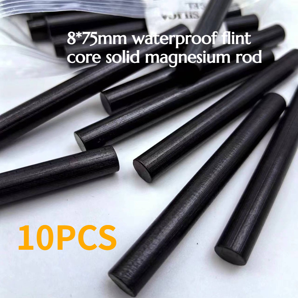 Fire Starter Waterproof - 10 SZTUK 8*75mm Wodoodporny Krzesiwny Pręt