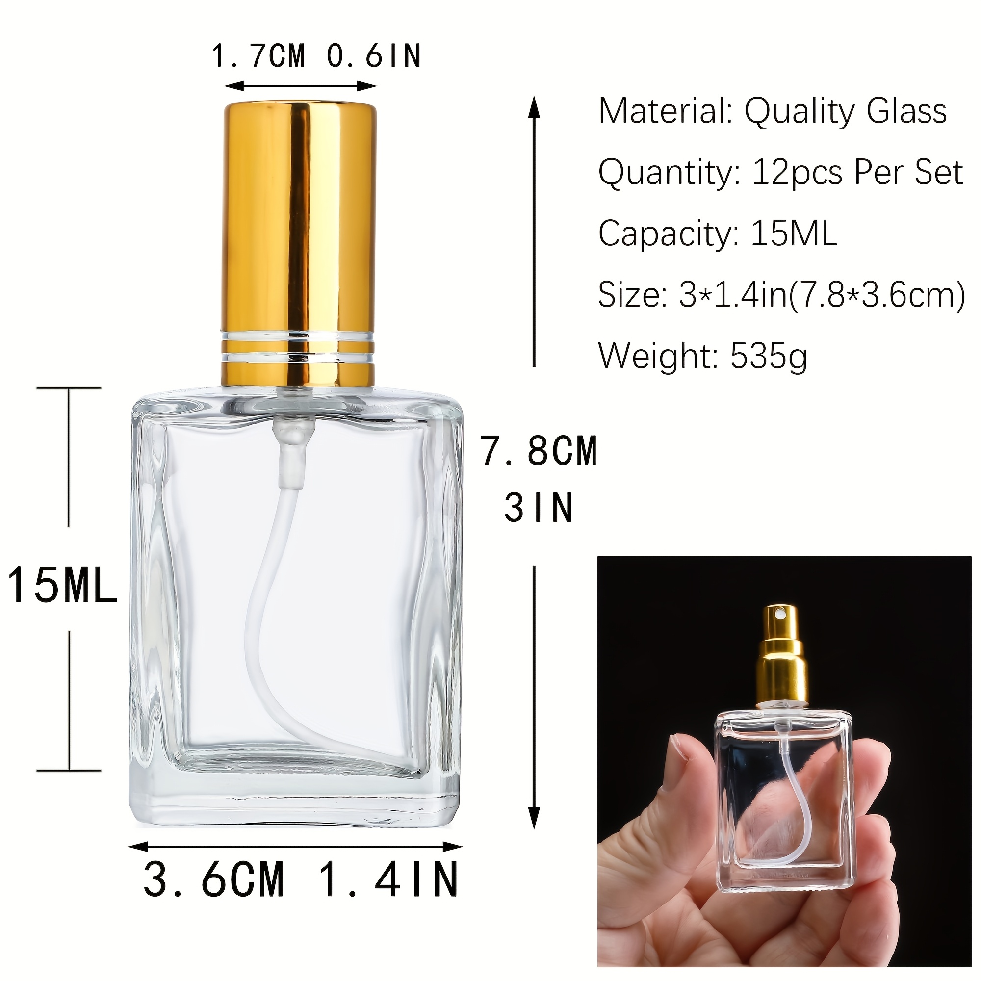 12 sztuk + 6 akcesoriów 15 ml  – Scent Eliminator Spray recenzja i cena