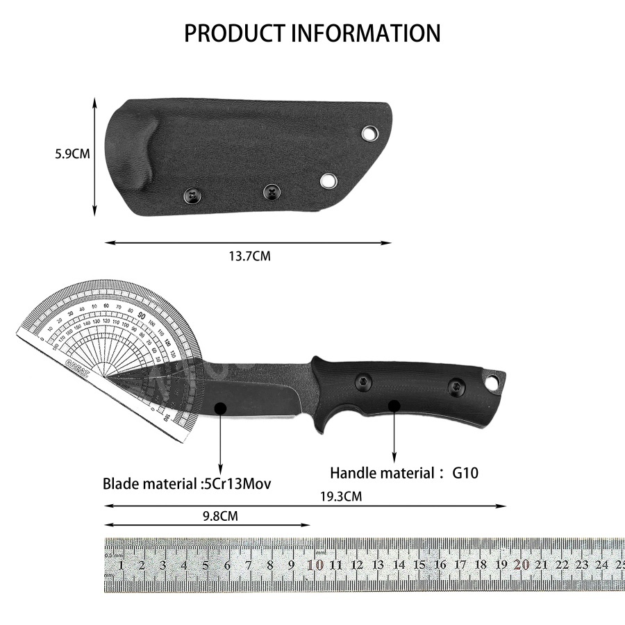 Uniwersalny Mały Nóż Prosty Os – Outdoor Hunting Gifts recenzja i cena