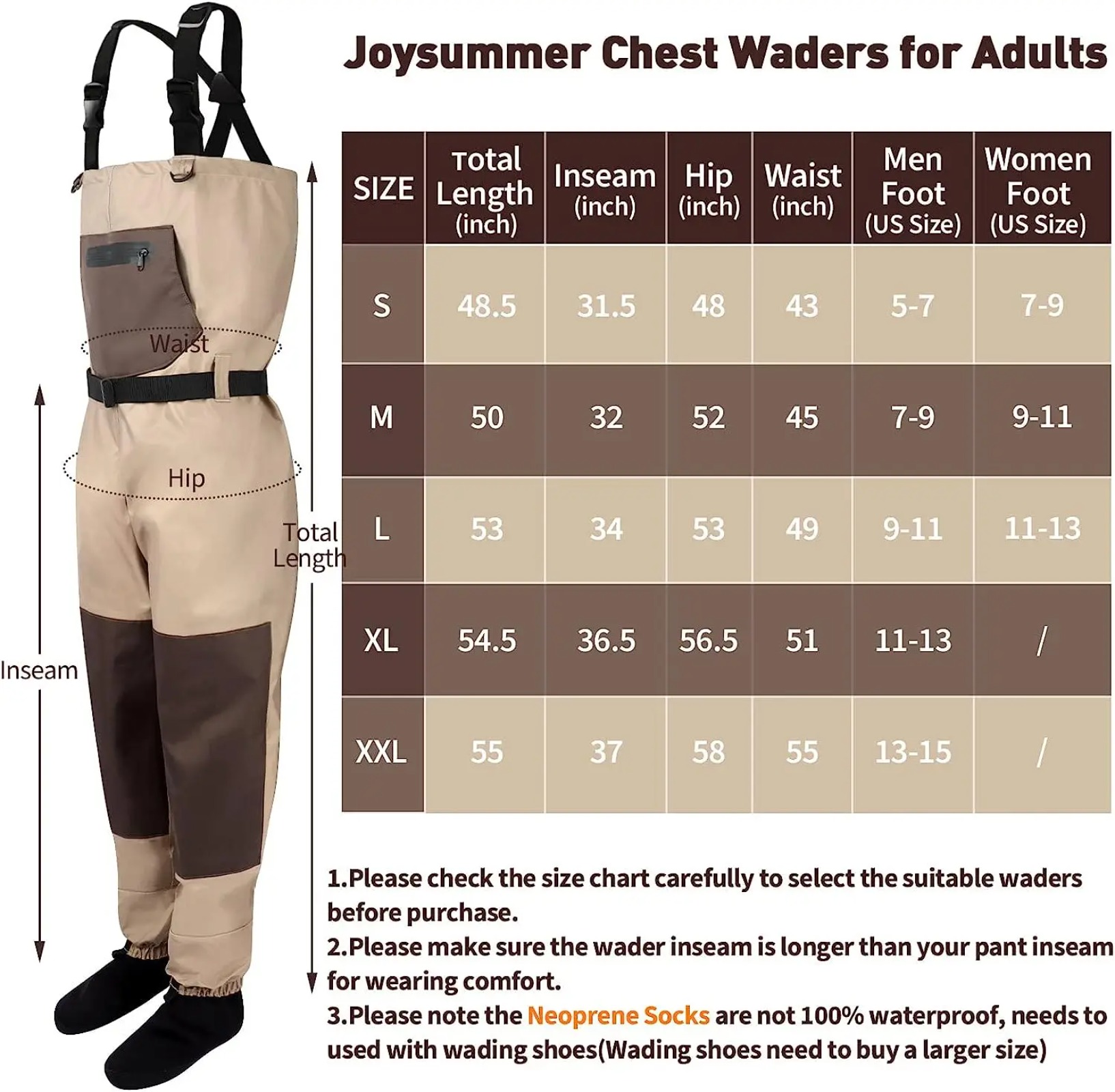 Goture 3-warstwowe oddychające – Fishing Waders Breathable recenzja i cena