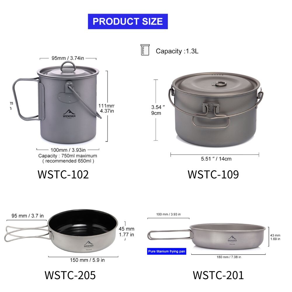 Widesea Camping zastawa stołow – Outdoor Hunting Kitchen recenzja i cena