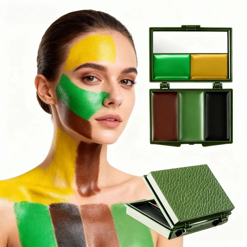 3 Kolory Kamuflaż Farba do Twa – Camo Face Paint recenzja i cena