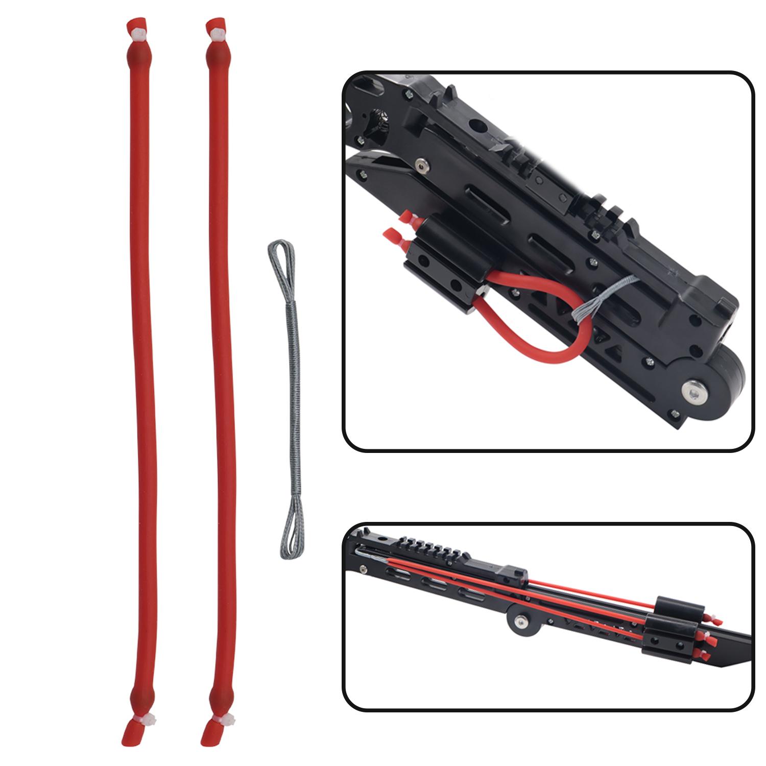 Składane gumy do procy, gumy m – Outdoor Hunting Launcher recenzja i cena