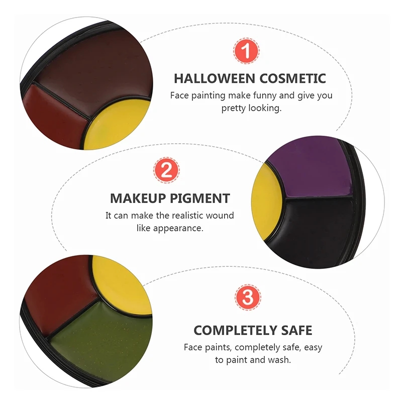 Paleta 6 kolorów farb olejnych – Camo Face Paint recenzja i cena