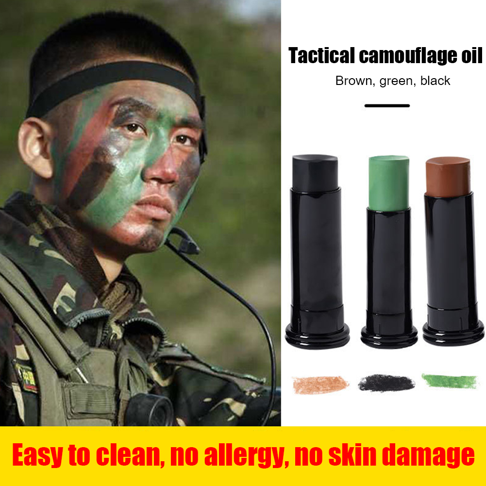 3 szt. Wojskowy kamuflaż leśny – Camo Face Paint recenzja i cena
