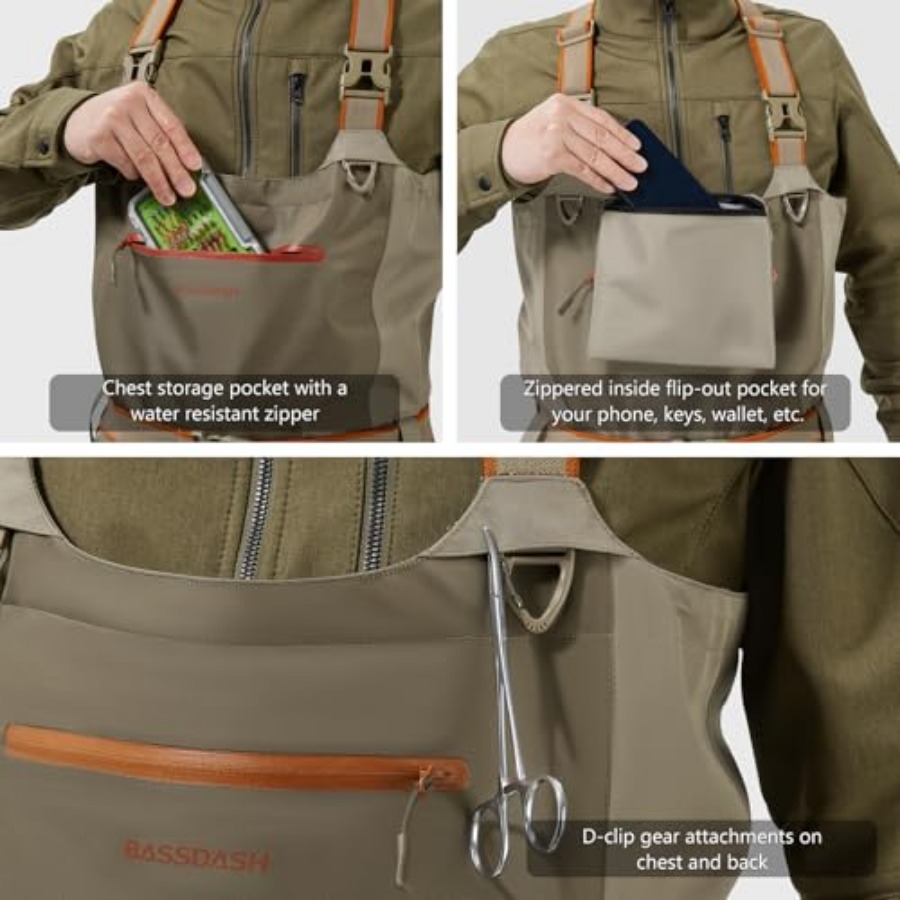Męskie wodery IMMERSE, wodoodp – Fishing Waders Breathable recenzja i cena